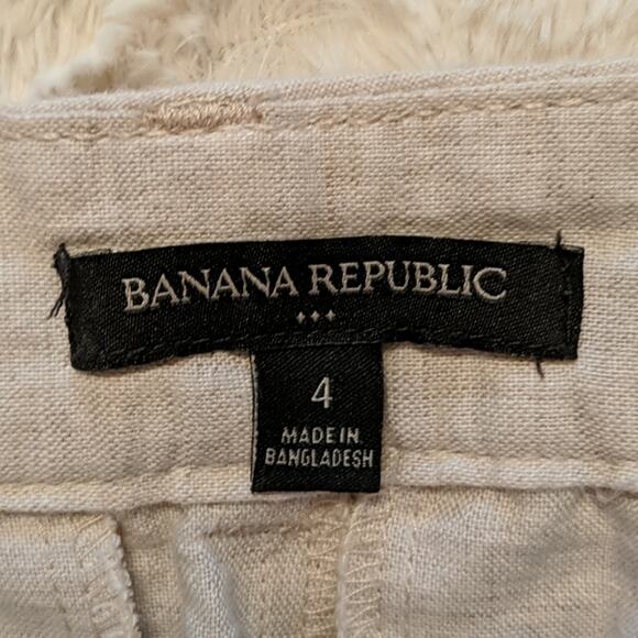 EUC Banana Republic Linen Blend Pants, 4 - Picture 6 of 7